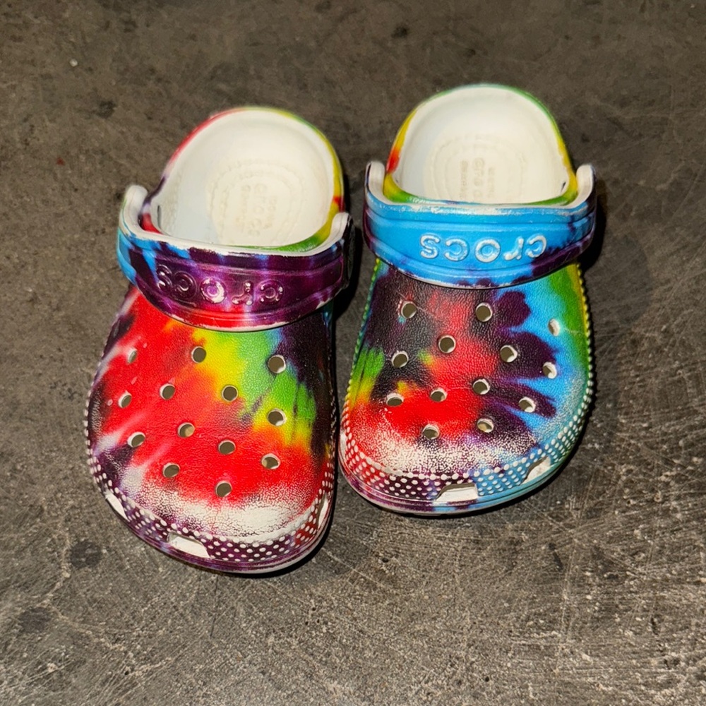Crocs Kids Tie-Dye Clogs